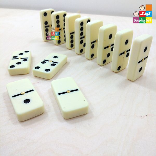 دومینو سنگی جعبه فلزی